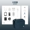 Pack All Gadget Expanded Cable Storage Large Capacity Carrying Cell SD Card Storage Dark Blue Pouch, Edition, Bag, Case, Shockproof, Charger, Phone,