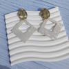 High-End Geometric Stud Earrings for Women - Spring/Summer Collection
