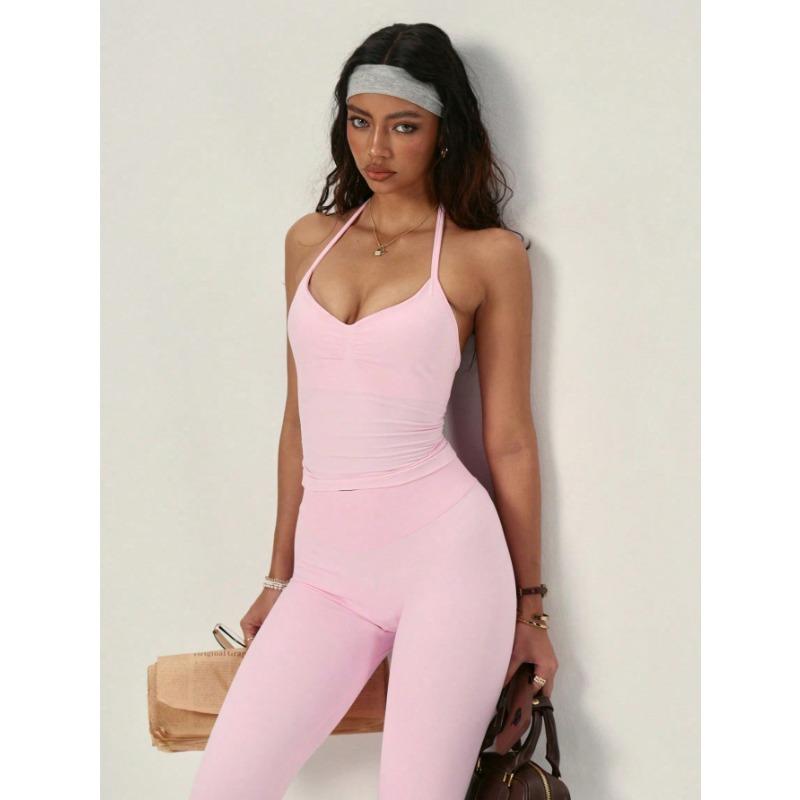 Yoga Hot Girl Style Versatile Halter Vest Top Suspender Women's Summer Clothes