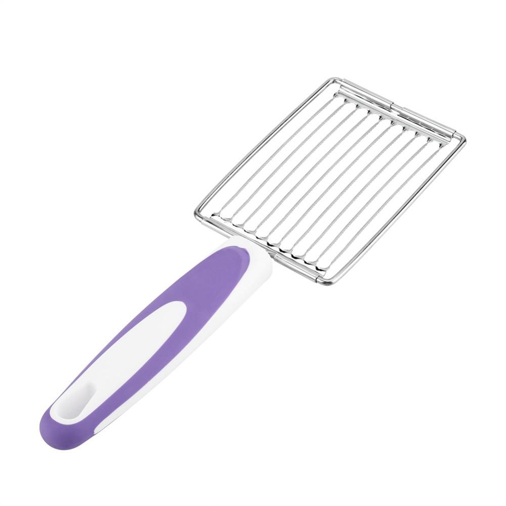 Serrated Slicing Tomato Slicers Comfortable Handle Fruit Cutter Soft Food Cutting Tool Boiled Egg