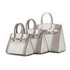Womens Crocodile Texture Shoulder Bag Large Capacity Soft Leather Tote Handbag Daily Casual Use