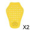 2x Back Protector Insert Protective Biker Gear ,Lightweight EVA Armour ,Motorbike Pads for
