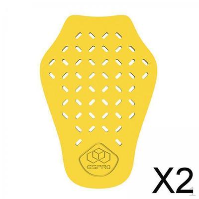 2x Inserto Protector de Espalda Equipo Protector para Motociclista, Armadura Ligera de EVA, Protectores para Motocicleta para