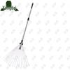 Retractable Stainless Steel Garden Rake