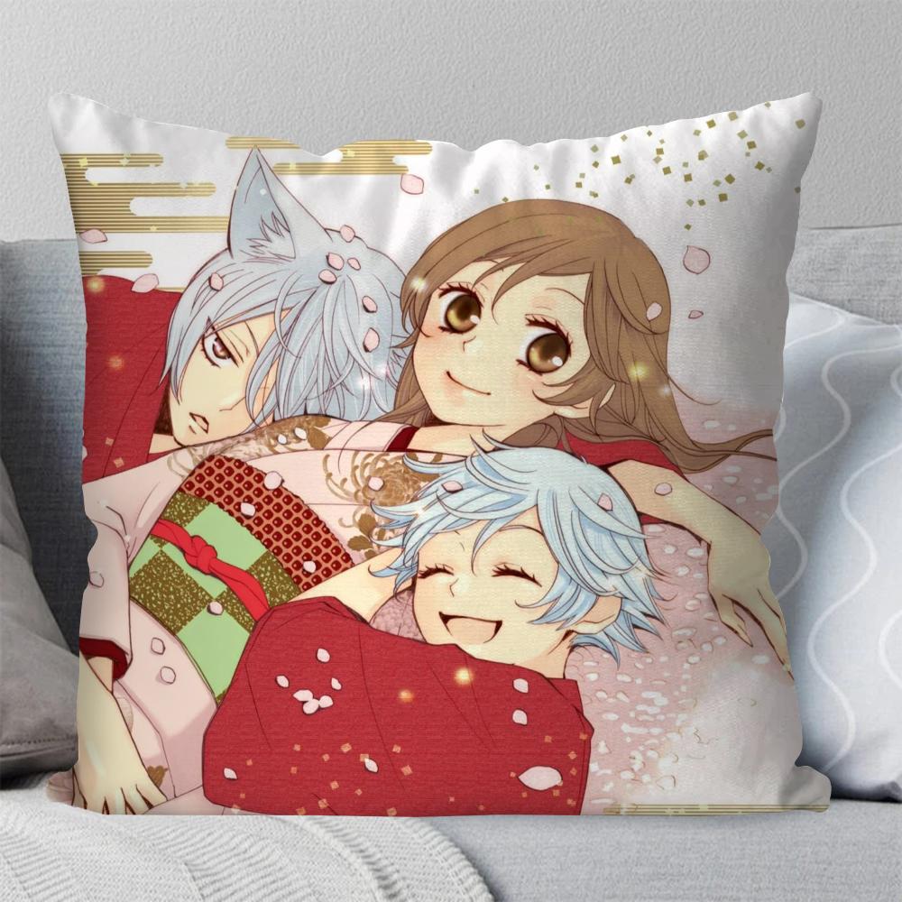 Kamisama Love Anime Pillow Case Square Pillow Bedroom Sofa Leisure Comfort Cushion Car Living Room Home Decoration 40X40