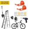 Space Saving Garden Organizers Garage Wall Mounted Tool Hanger Organizes Trimmers Mowers Blowers and Garden Equipment