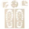 Christmas Santa Claus Painting Stencil, Creative Hollow Out Boots