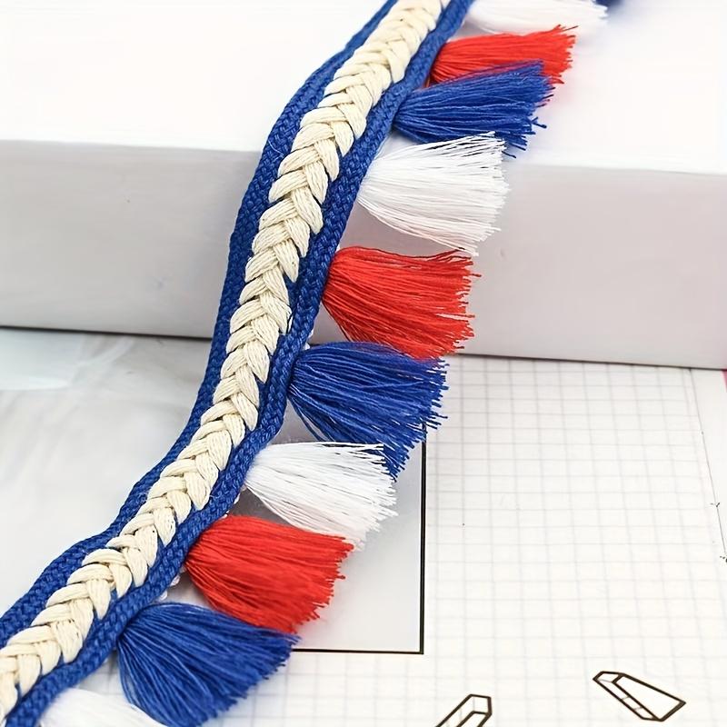100cm Colorful Ethnic Style Tassels and Lace for DIY Handmade Color Matching Pendants with Accessories