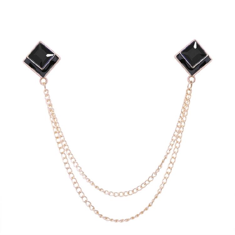 

Міцний сплав Квадратний акцент на шию Підходить для костюмів, блейзерів та вечірнього вбрання