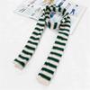 Striped Scarf Long Knitted Scarf Neck Warmer Women Scarf Lightweight Neck Wrap