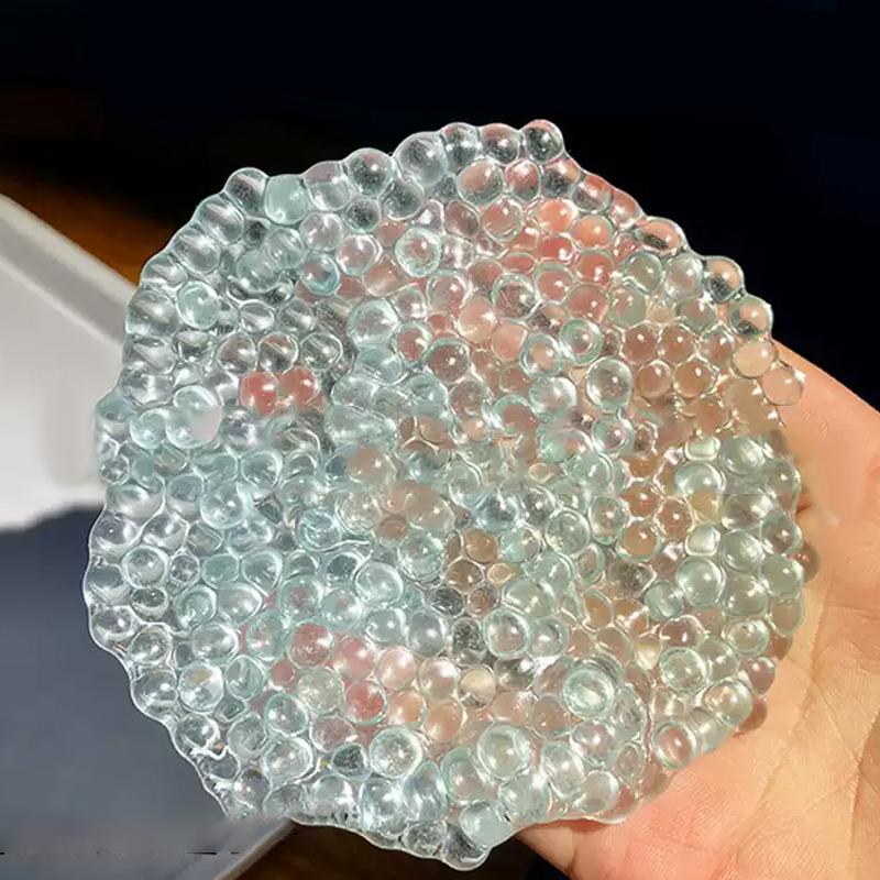 Creative Transparent Crystal Glass Beads  Balls Stress Relieving Toys Slow Rebound Fidget Toy Children Decompression Toys./