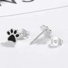 Hong Kong Style Cool Black Temperament Cat Claw Earrings, Retro Exquisite And Simple Design Earrings, Support