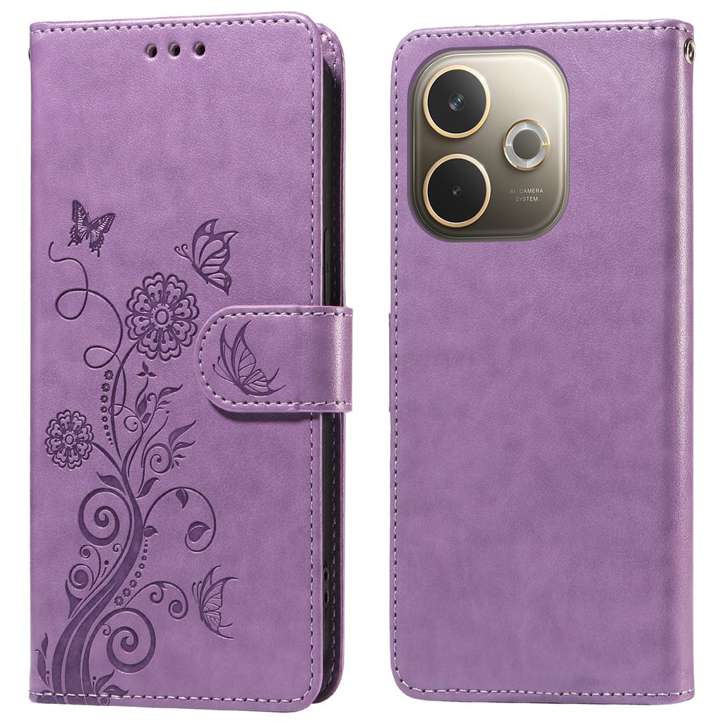 For Oppo A5 Pro 5G/A5 Vitality Edition Case Butterfly Floral Imprint Wallet Stand Leather Phone Cover