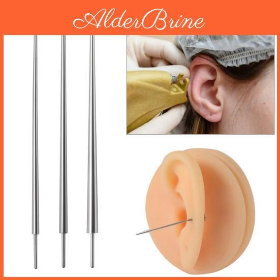 Needles Smooth Body 3pcs Piercing Corrosion Resistant Useful Threadless Jewelry Insertion Pins For Girl