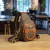 2024 Women's Retro Print Cross-Body Small Chest & Shoulder Bag