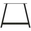 Vidaxl Coffee Table Legs, 2 Pcs, Black, 90X(72-73) Cm, Steel