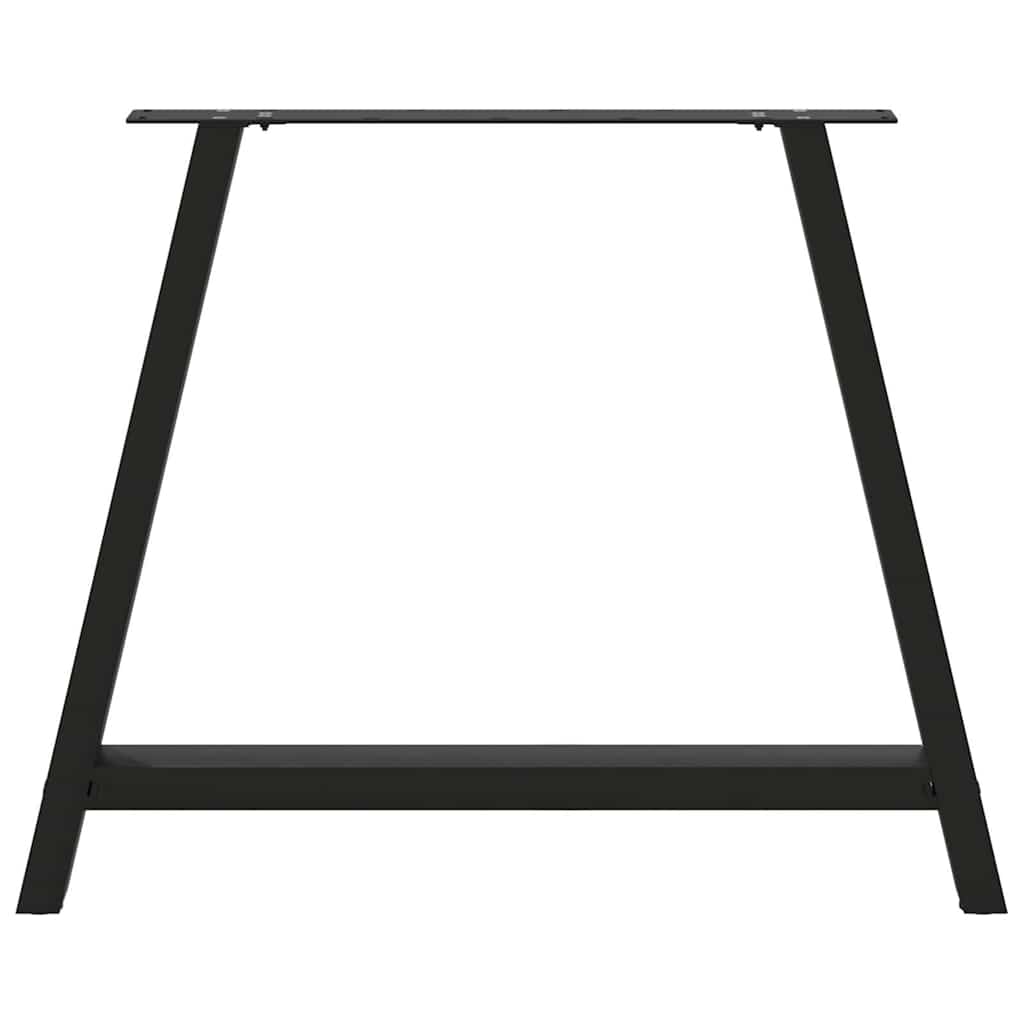 Vidaxl Coffee Table Legs, 2 Pcs, Black, 90X(72-73) Cm, Steel