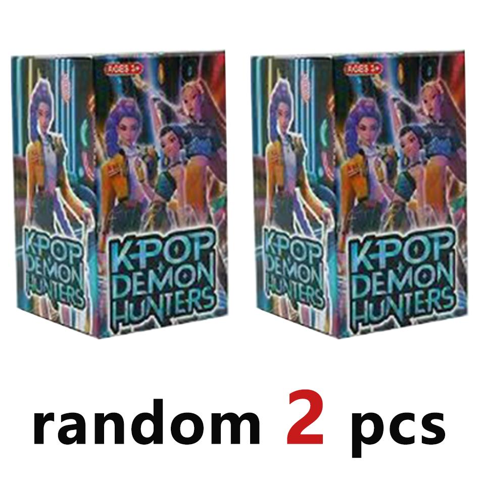 Hto Anime Demon Hunters blind box Demon Hunters Rumi Mira Zoey Tiger Toy Desk Decoration Statues Ornament Kid Christmas Gifts