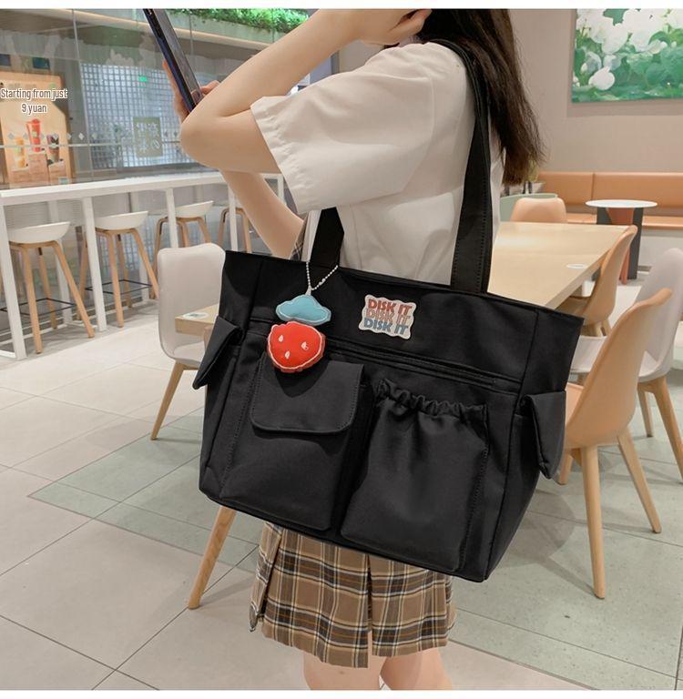 Fashionable Lightweight Mom and Baby Tote Bag with Multi-Compartment Design