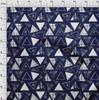 oneOone Cotton Flex Dark Blue Fabric Geometric Texture Sewing Fabric By The Yard Printed Diy Clothing Sewing Supplies 40 Inch