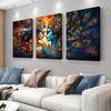 3-piece Abstract Art Canvas Frameless Decoration Hanging Painting Modern Home Living Room Foyer Bedroom Wall Painting Colorful F