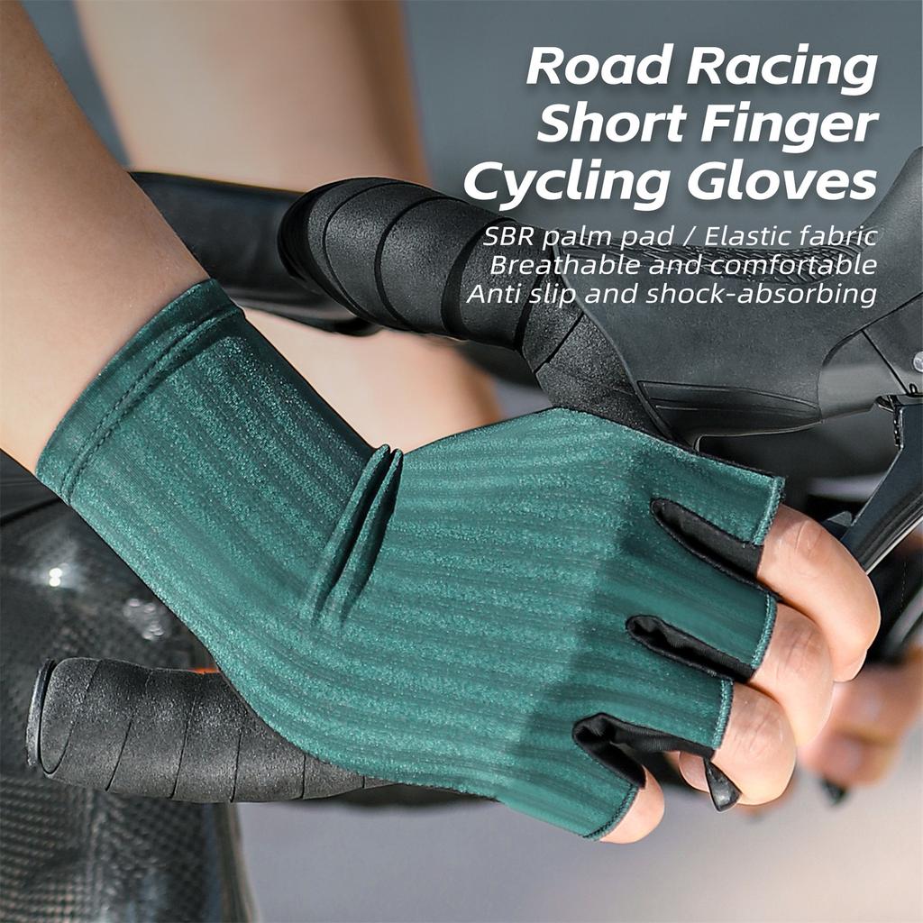 Bike Riding Gloves Half Finger Gloves Ultralight Summer Breathable Bike Racing Gloves AntiSlip