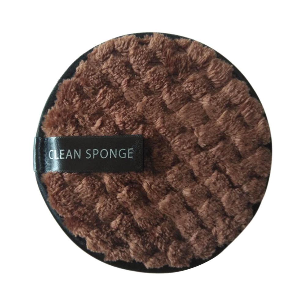 1PCS Round Double Sided Makeup Remover Sponge Flutter Face Wash Cleaning Cotton Flapping Reusable Wet Sponge Puff Soft Natural