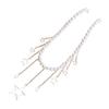 Stylish Pearls Necklace with Star Charm Temperament Collarbone Chain Elegant Chain Star Neckchain Fashion Jewelry