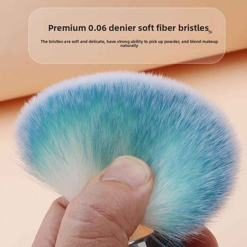 Travel Portable Nail Art Dust Brush Mini Mushroom Head Large Loose Powder Brush Makeup Brush