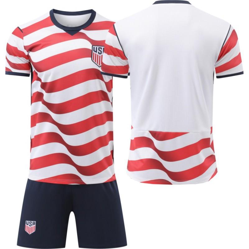 

World Cup U.S. Team Football Jersey No. 10 Pulisic Home Children s Men s Women s Set Edition 24-yard