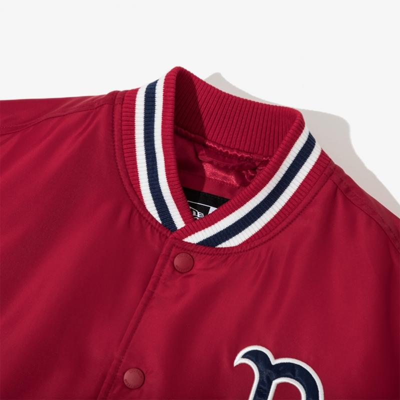 New Era Mlb Boston Red Sox Authentic Stadium Jacket Red