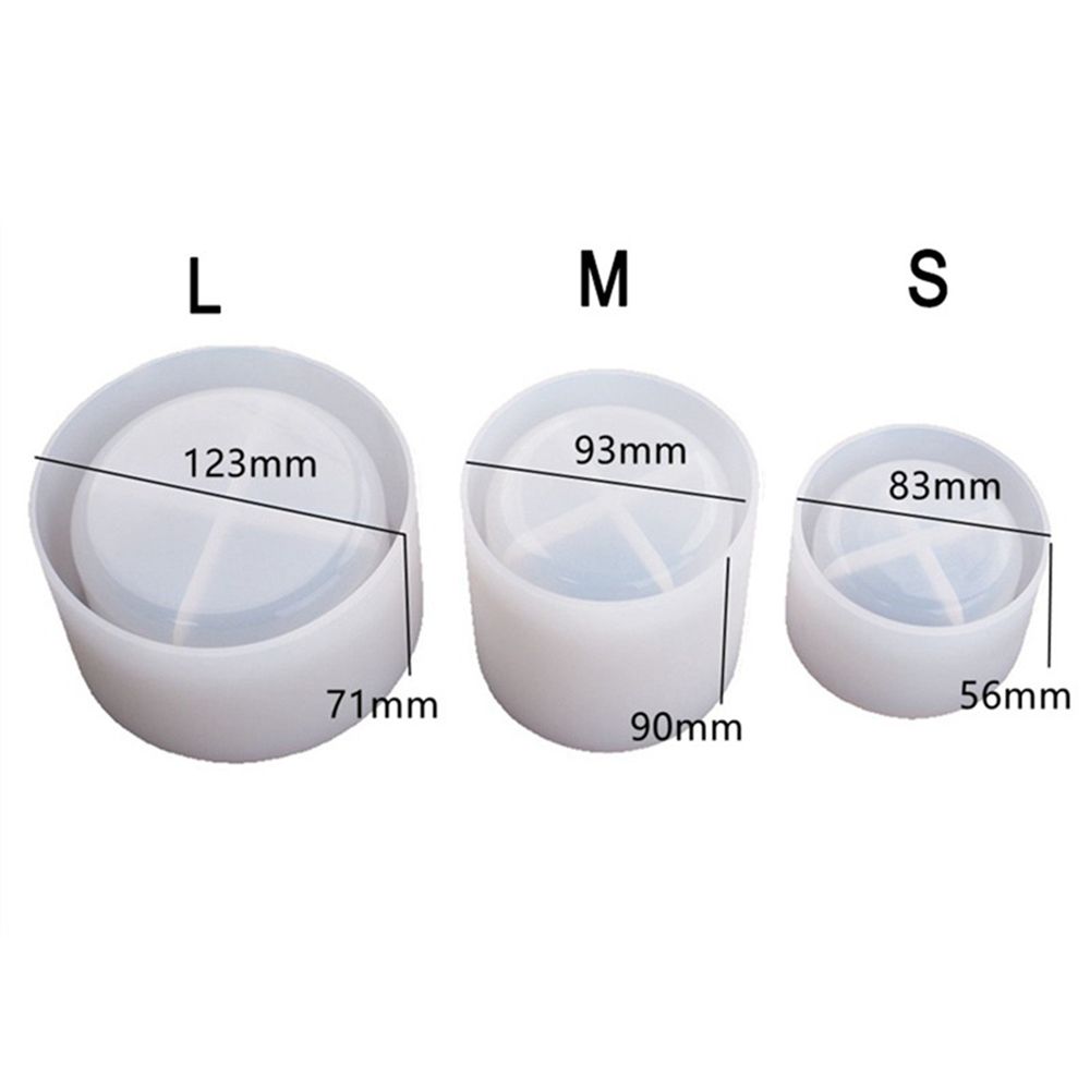 Succulent Flower Pot UV Resin Concrete Cement Silicone Mold Home Decor Clay Molds Casting Mould