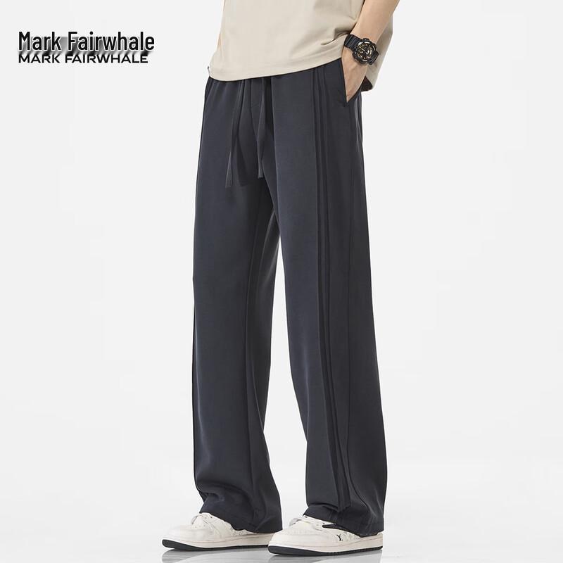 

FAIRWHALE Men s Loose Straight Leg Sweatpants L