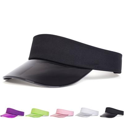 Unisex PVC Brim Adjustable Sunshade Empty Cap Golf Baseball Hat Spring Summer Outdoor Leisure Hats Travel Accessories for Women Men