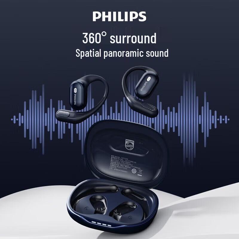 Philips TAT3759 Open-Ear Bluetooth Sports Headphones