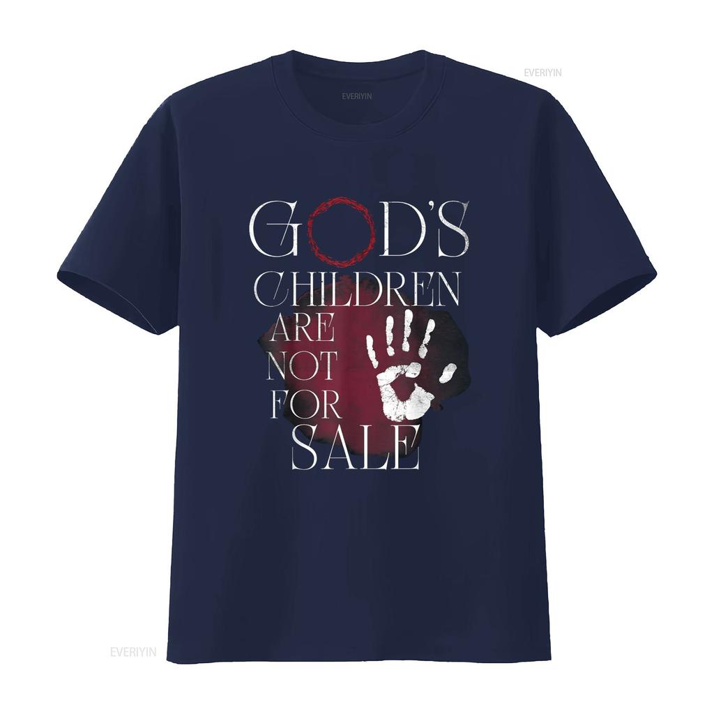 God S Children Are Not For Sale Family T Shirt Vintage Washed Stretched Versatile Homme Soft Stylish Streetwear