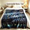 Other Similar Designs Theme Custom Blanket Personalized Name & Text Customized Soft Warm Throw Blanket Home Decor
