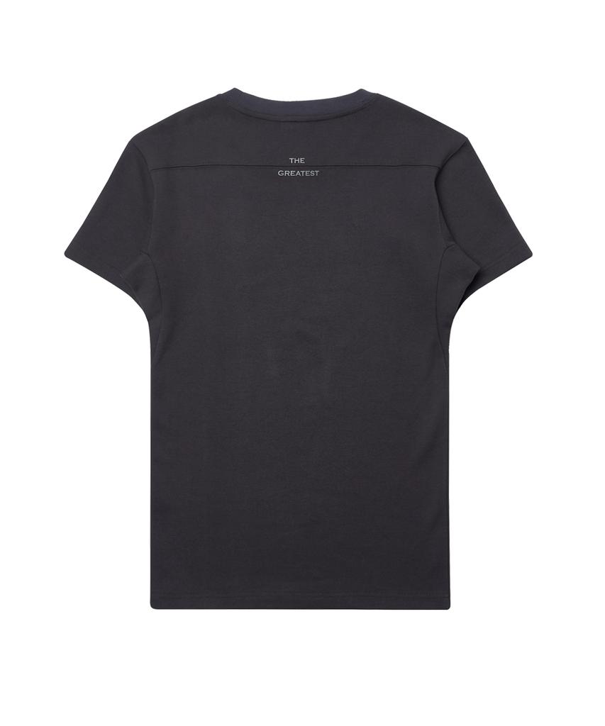 Weideun [Ali] The Greatest Muscle Fit Short Sleeve Charcoal