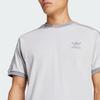 adidas Originals Adicolor Classics 3-Stripes Comfortable Versatile Simple Fashion Short Sleeve T-Shirt Men Tops Gray JN7016
