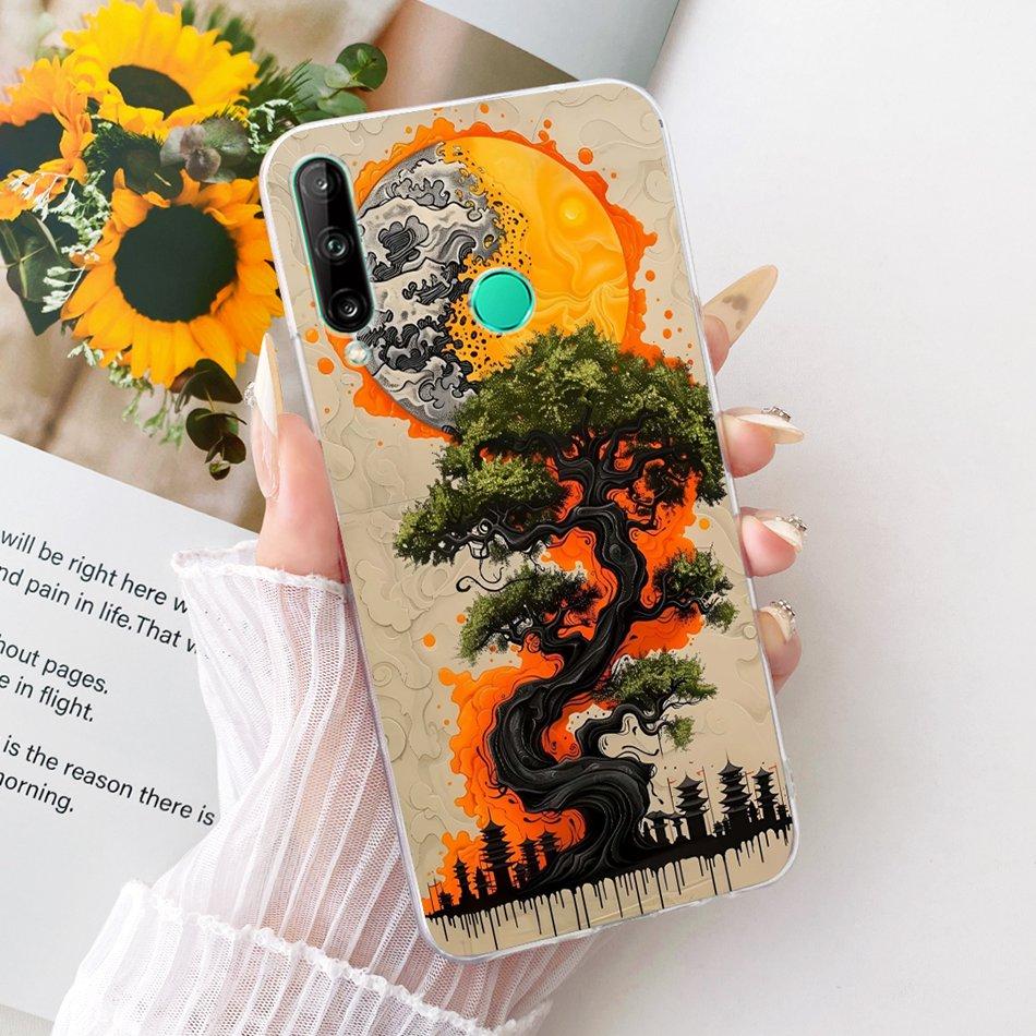 For Huawei Y7p Cool Dragon Tiger Pattern Phone Case For Huawei Y7P 2020 ART-L28 ART-L29 Soft Silicone TPU Cases