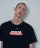 Lujeoseukeulleob Gums Logo Graphic Short Sleeve T-Shirt Black