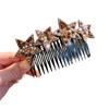 Five-Pointed Star Hairpin: 20-Tooth Back-Combing Styling Tool for Flyaway Fix and Bangs