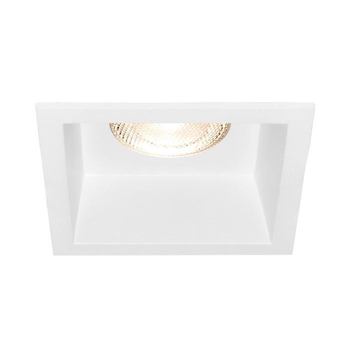 Support de spot Tetra S2 carré blanc MR16 GU10/GU5.3