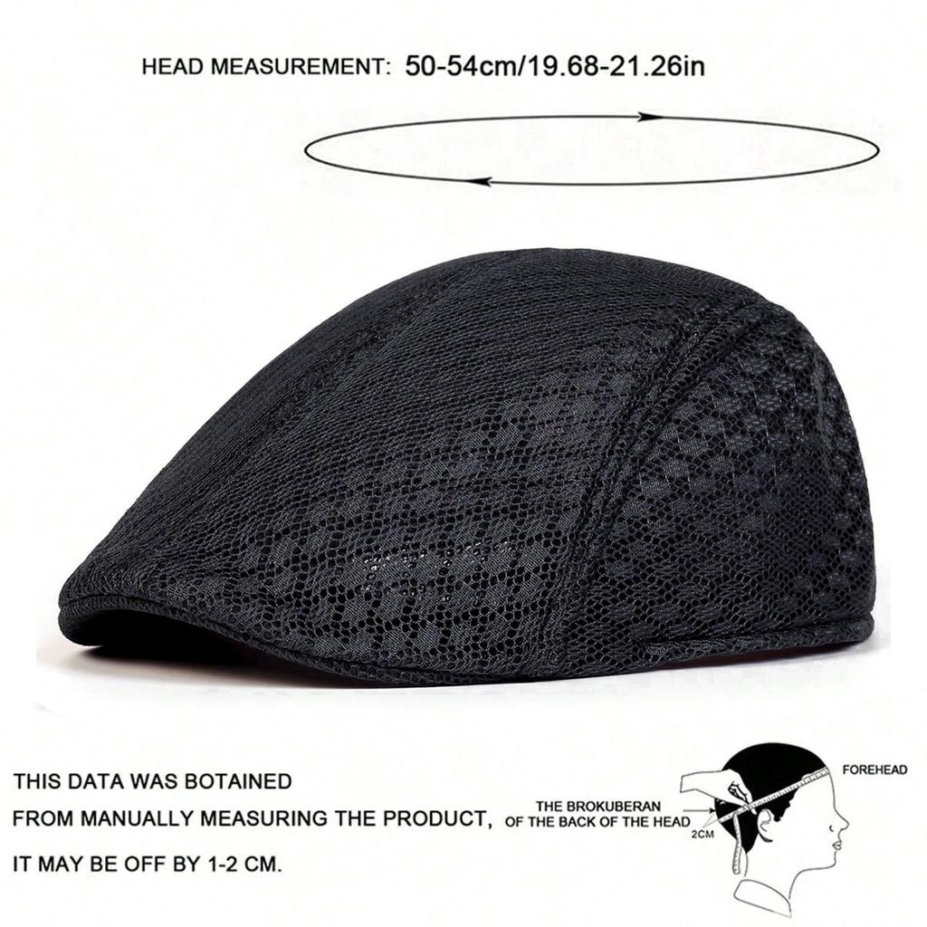 Children Mesh Beret Hat Newsboy Cap Painter's Caps Spring Autumn Outdoor Leisure Hats Travel Accessories for Boys Girls