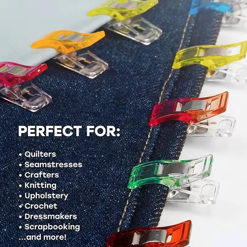 20-60PCS Colorful Quilting Clip Multi-functional Sewing Clips Suitable for DIY Craft Crochet Knitting Embroidery Accessories ZYF
