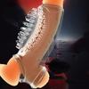 Large Spikes Penis Enlargement Sleeve Delay Time Sex Toy for Men Penis Extender Extension Condom Adult Sex Products