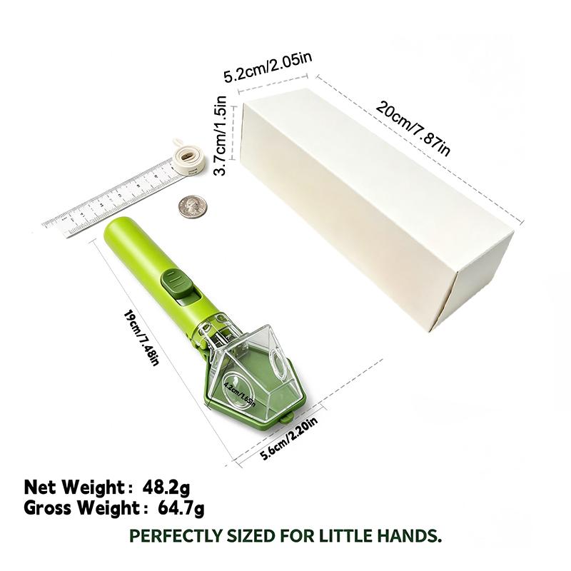 Juguete Atrapainsectos Creativo Portátil Tipo Pulsador Caja Transparente para Capturar Bichos Observador para Niños Aprendizaje Interactivo de la Naturaleza