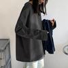 100% Cotone 20224 Primavera Nuovo Maglietta a Maniche Lunghe Donna Maglietta Basic Maglietta Oversize Donna Casual Girocollo Maglietta Donna Taglia USA