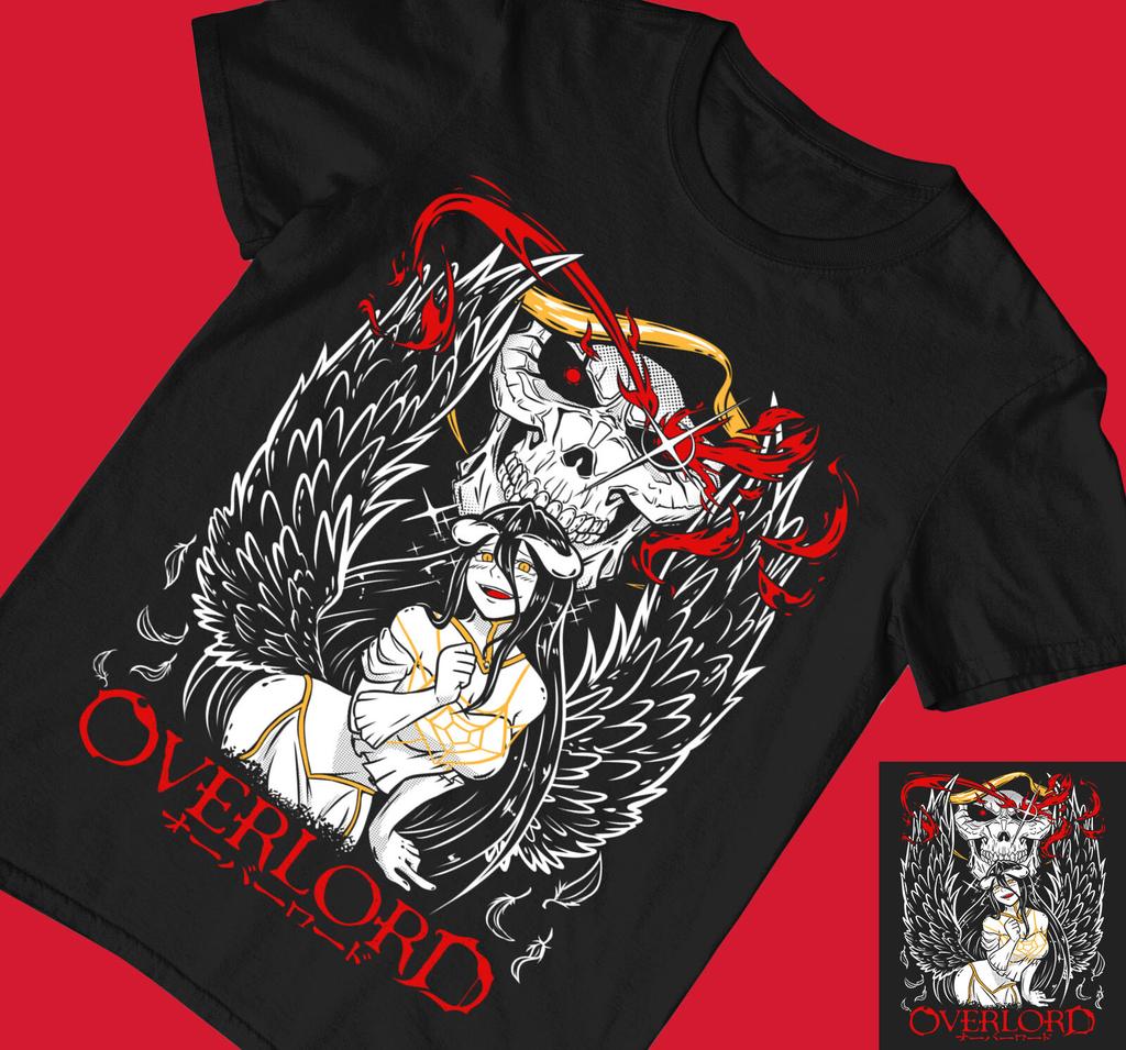Overlord Ainz Ooal Gown Nuova Maglietta Unisex Albedo Overlord, Anime, Maglietta Grafica