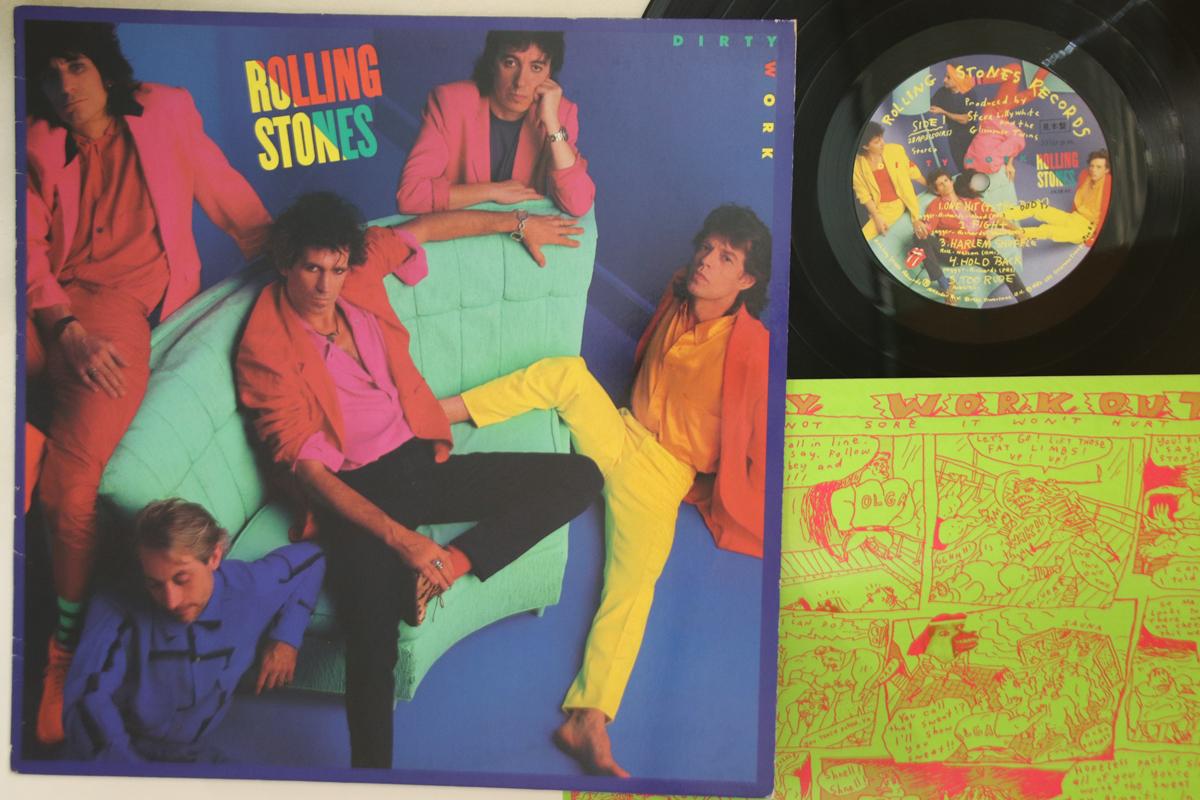 

LP Record ROLLING STONES Dirty Work 28AP3150PROMO CBS SONY 1986 Japan Rock Used